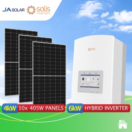 4kW Home Solar Kit with 6kW Hybrid Inverter