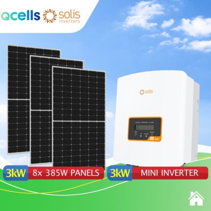 3kW Home Solar Kit with Solis S6 Inverter