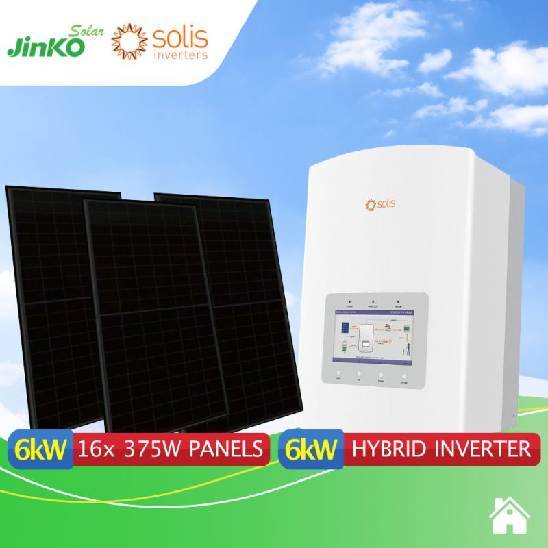 6kW Home Solar Kit with 6kW Hybrid Inverter